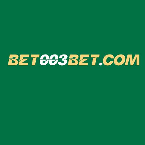 Logo da BET003BET